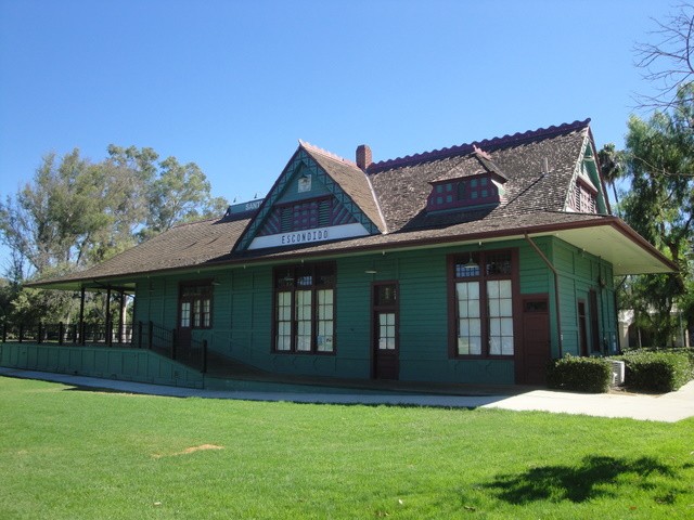 Foto: ex estación del FC Atchison, Topeka & Santa Fe - Escondido (California), Estados Unidos