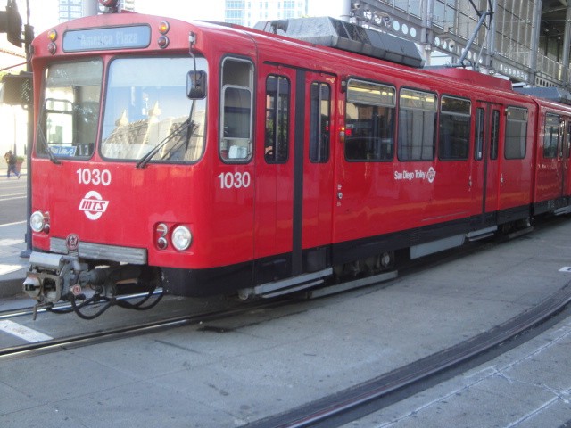Foto: San Diego Trolley, de los que ahora corren por Mendoza - San Diego (California), Estados Unidos