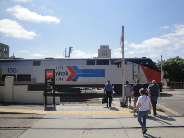 Foto: locomotora de Amtrak - San Diego (California), Estados Unidos