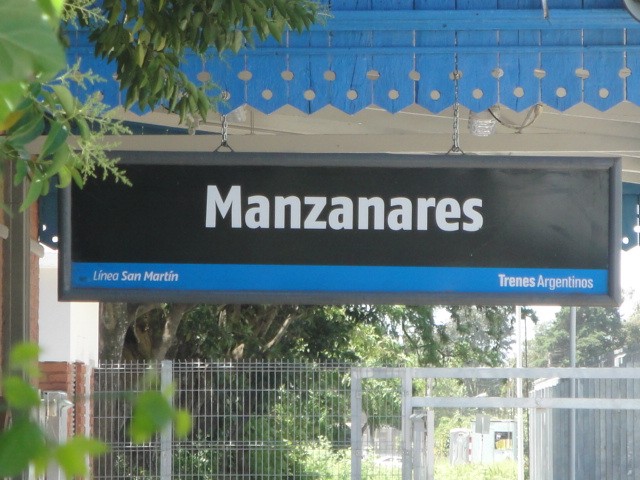 Foto: estación del FC San Martín - Manzanares (Buenos Aires), Argentina