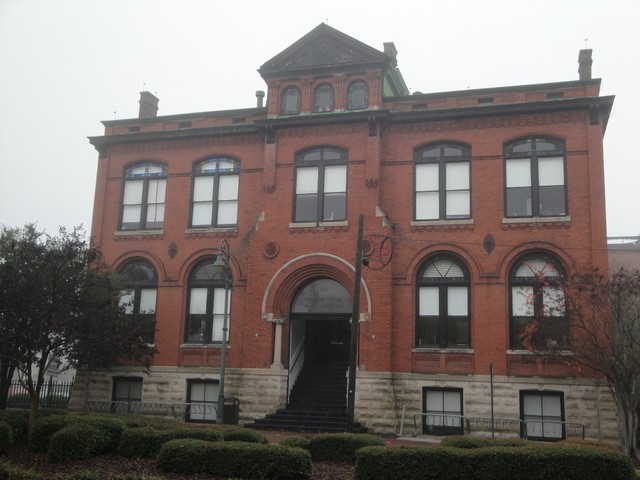 Foto: el “Edificio Rojo” - Savannah (Georgia), Estados Unidos