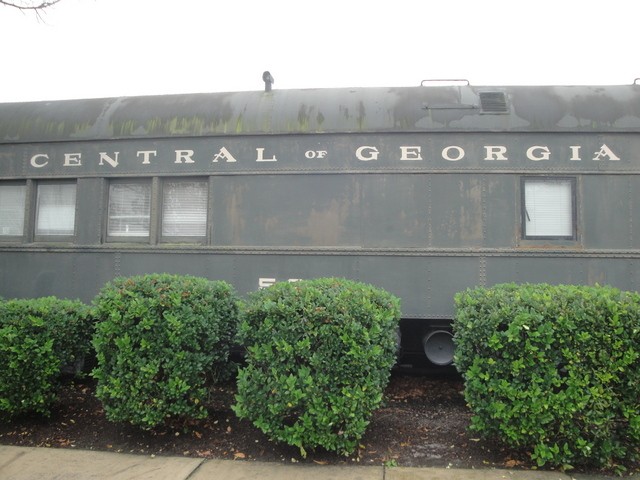 Foto: fondo de la ex estación de pasajeros - Savannah (Georgia), Estados Unidos