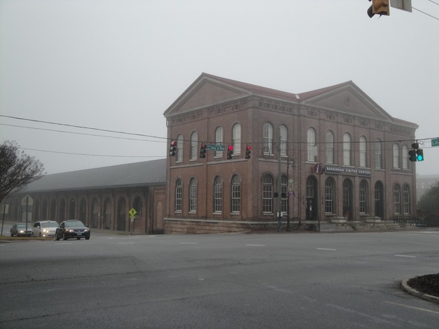 Foto: ex estación de pasajeros del FC Central of Georgia - Savannah (Georgia), Estados Unidos