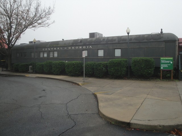 Foto: fondo de la ex estación de pasajeros - Savannah (Georgia), Estados Unidos
