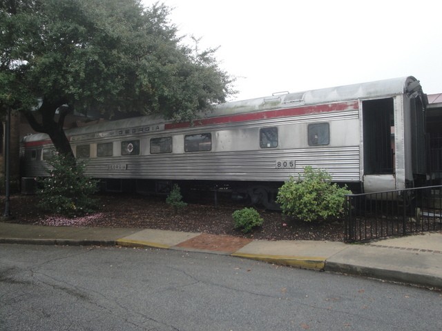 Foto: fondo de la ex estación de pasajeros - Savannah (Georgia), Estados Unidos