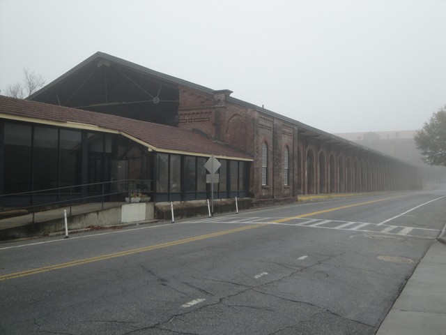 Foto: fondo de la ex estación de pasajeros - Savannah (Georgia), Estados Unidos