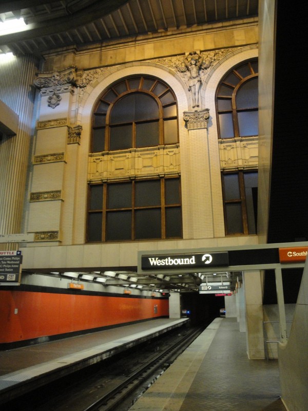 Foto: estación five Points, donde se cruzan las cuatro líneas de metro - Atlanta (Georgia), Estados Unidos
