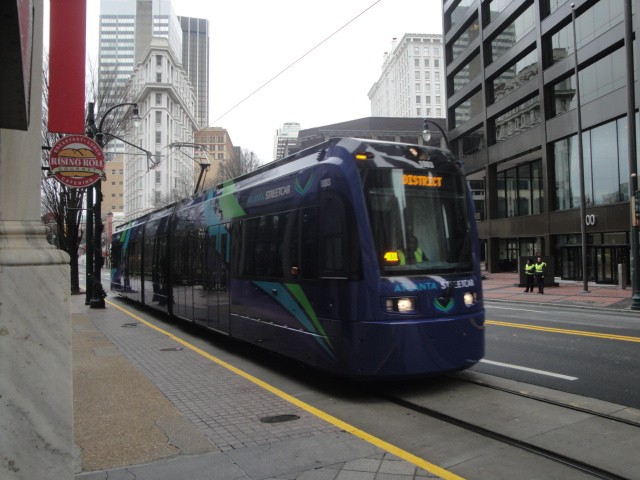 Foto: tranvía a prueba - Atlanta (Georgia), Estados Unidos