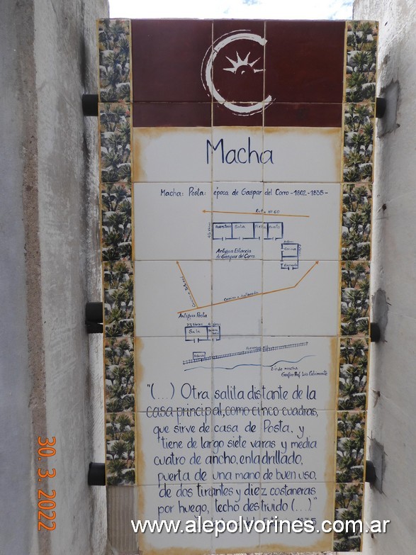 Foto: Posta de Macha - Macha (Córdoba), Argentina