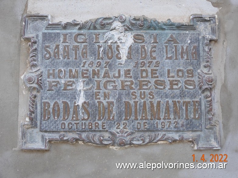 Foto: Colonia Cello - Iglesia Santa Rosa de Lima - Colonia Cello (Santa Fe), Argentina