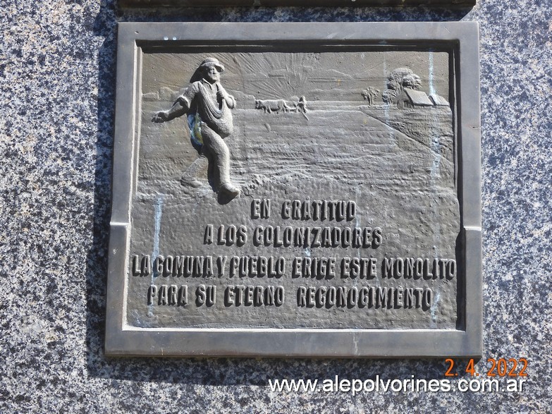 Foto: Nuevo Torino - Homenaje a los Colonizadores - Nuevo Torino (Santa Fe), Argentina