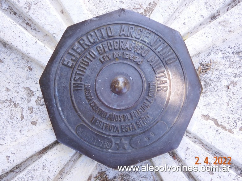 Foto: Pilar Santa Fe - Punto Nodal IGM - Pilar (Santa Fe), Argentina