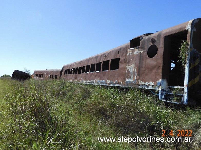 Foto: Estacion Mariano Saavedra - Restos Accidente Ferroviario - San Mariano (Santa Fe), Argentina