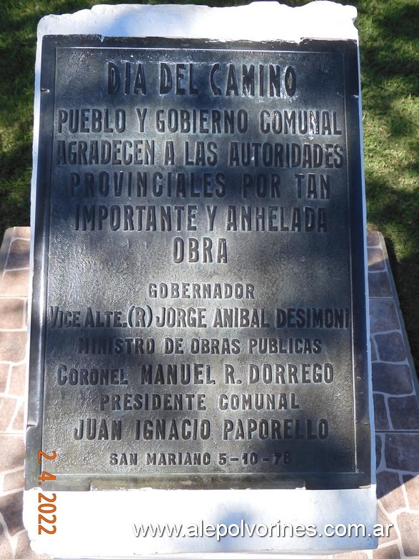 Foto: San Mariano - Homenaje Dia del Camino - San Mariano (Santa Fe), Argentina