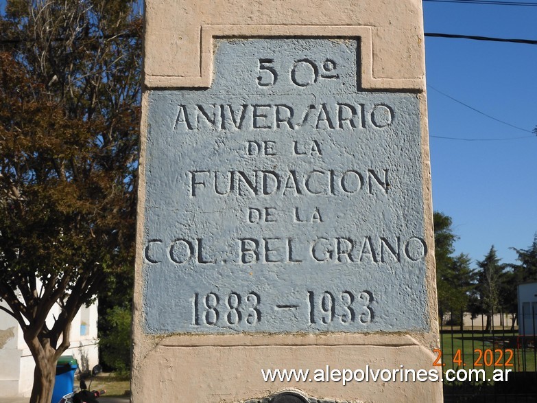 Foto: Colonia Belgrano - Monumento Cincuentenario - Colonia Belgrano (Santa Fe), Argentina