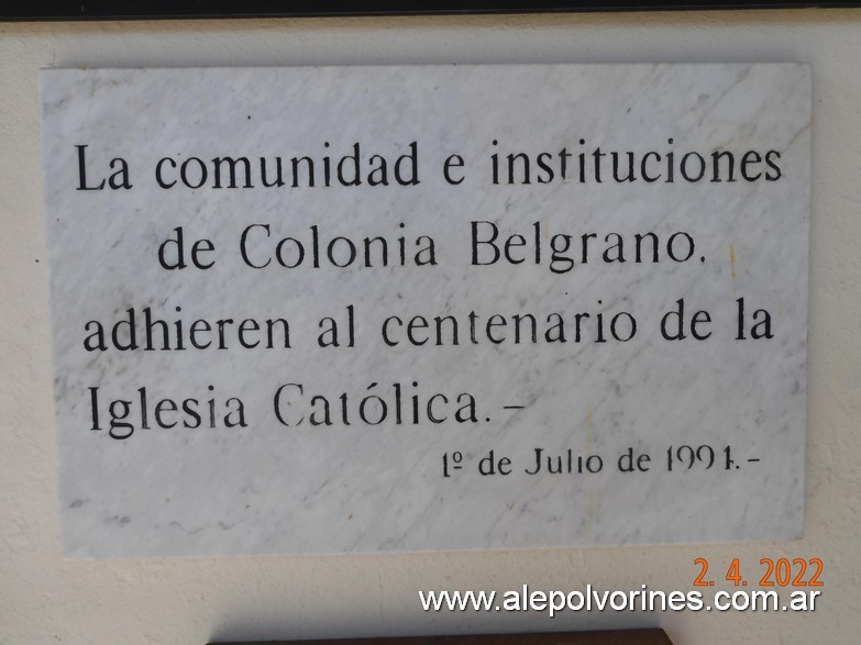 Foto: Colonia Belgrano - Capilla San Roque - Colonia Belgrano (Santa Fe), Argentina