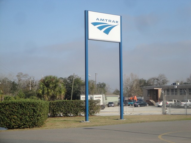 Foto: la estación de Amtrak, en las afueras - Jacksonville (Florida), Estados Unidos