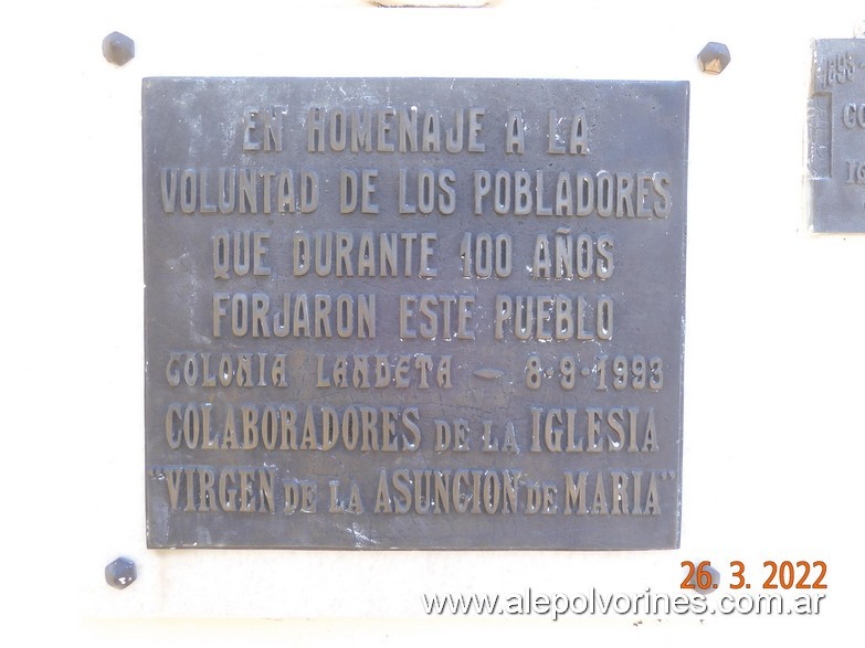 Foto: Colonia Schiffner - Iglesia Virgen de la Asunción de Maria - Schiffner (Santa Fe), Argentina