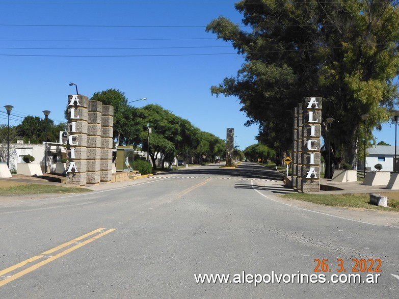 Foto: Alicia - Acceso - Alicia (Córdoba), Argentina
