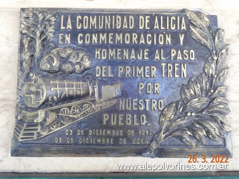 Foto: Estacion Alicia - Alicia (Córdoba), Argentina