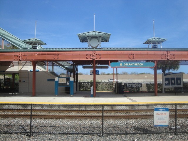 Foto: estación de Tri-Rail - Delray Beach (Florida), Estados Unidos