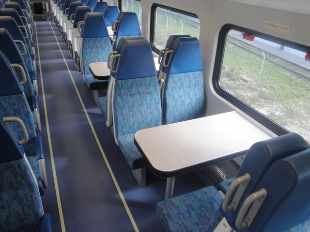 Foto: interior del tren - Tri-Rail (Florida), Estados Unidos