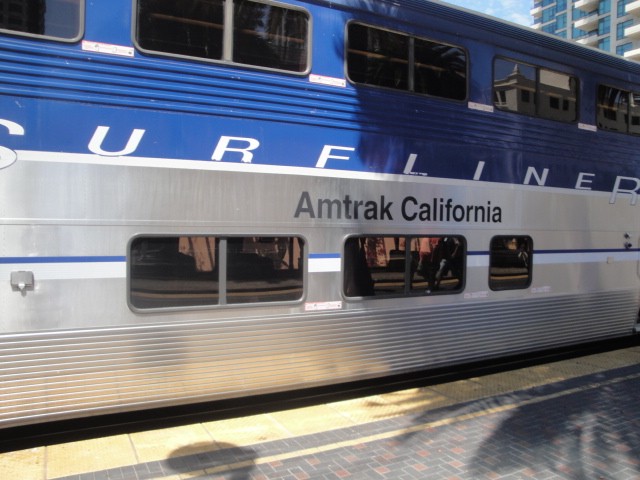 Foto: Tren Pacific Surfliner en la estación de San Diego - San Diego (California), Estados Unidos