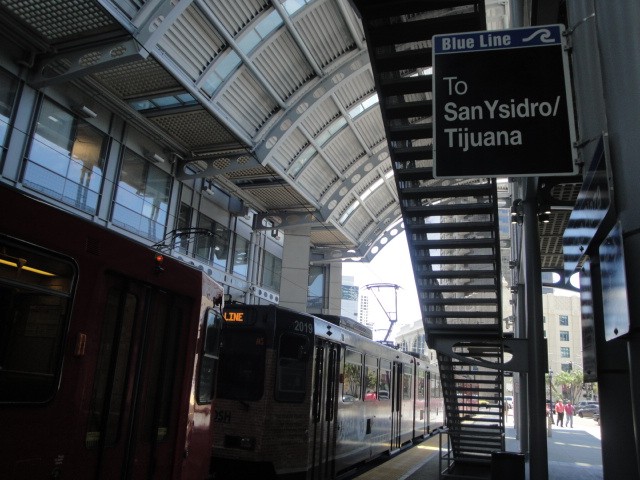 Foto: estación America Plaza del metrotranvía - San Diego (California), Estados Unidos