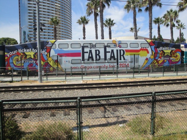 Foto: tren Coaster en la estación de San Diego - San Diego (California), Estados Unidos