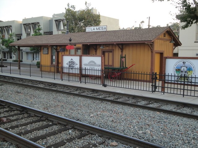 Foto: ex estación, ahora museo - La Mesa (California), Estados Unidos