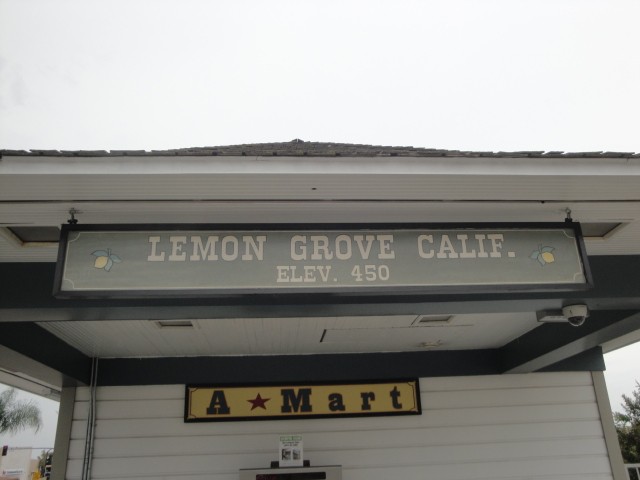 Foto: réplica de la estación original - Lemon Grove (California), Estados Unidos