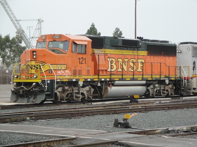 Foto: locomotora del FC Burlington Northern & Santa Fe - San Diego (California), Estados Unidos