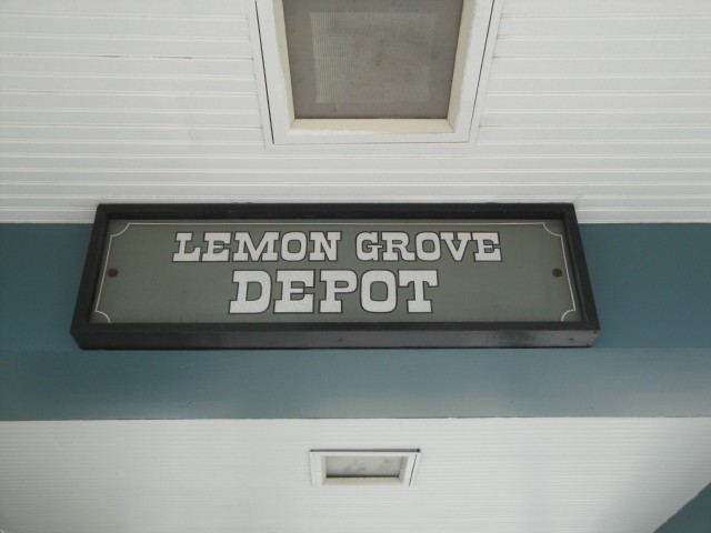 Foto: réplica de la estación original - Lemon Grove (California), Estados Unidos