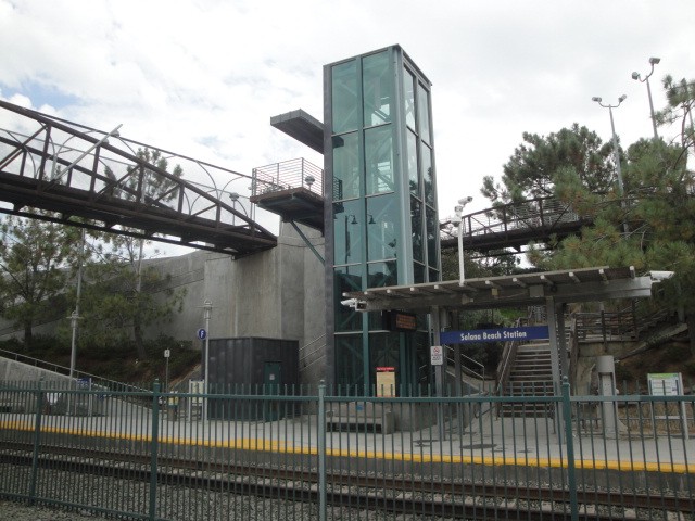 Foto: estación del Coaster - Solana Beach (California), Estados Unidos