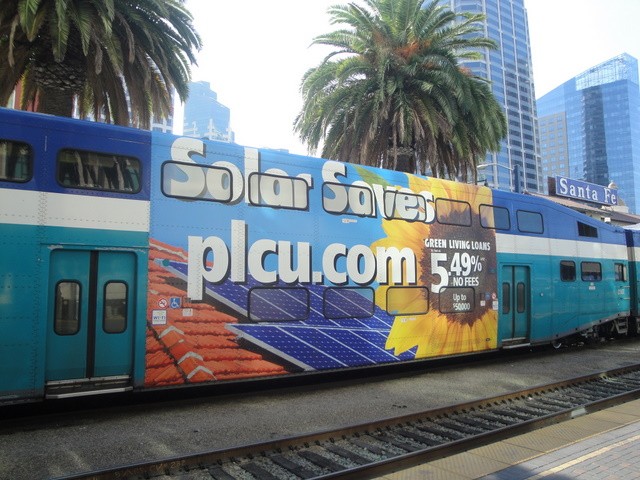 Foto: tren Coaster en San Diego Santa Fe Depot - San Diego (California), Estados Unidos
