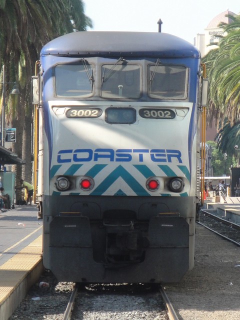 Foto: tren Coaster en San Diego Santa Fe Depot - San Diego (California), Estados Unidos