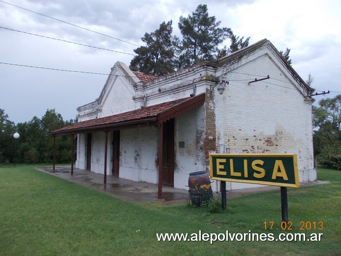 Foto: Estacion Elisa FCSF - Elisa (Santa Fe), Argentina