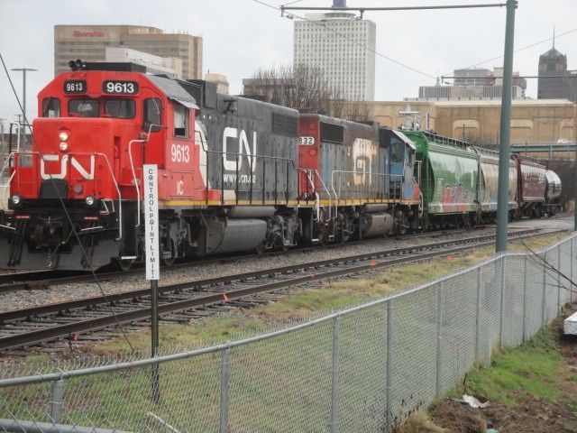 Foto: tren de Canadian National - Memphis (Tennessee), Estados Unidos