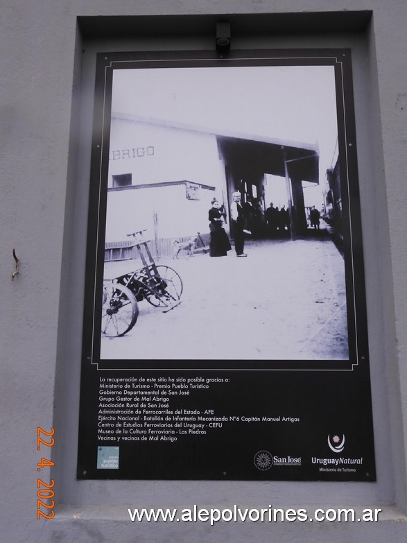 Foto: Estacion Mal Abrigo ROU - Mal Abrigo (San José), Uruguay
