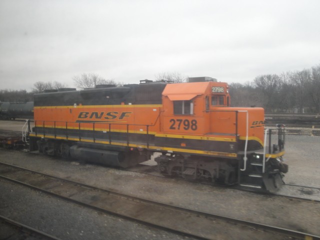 Foto: locomotora de Burlington Northern & Santa Fe - Ardmore (Oklahoma), Estados Unidos