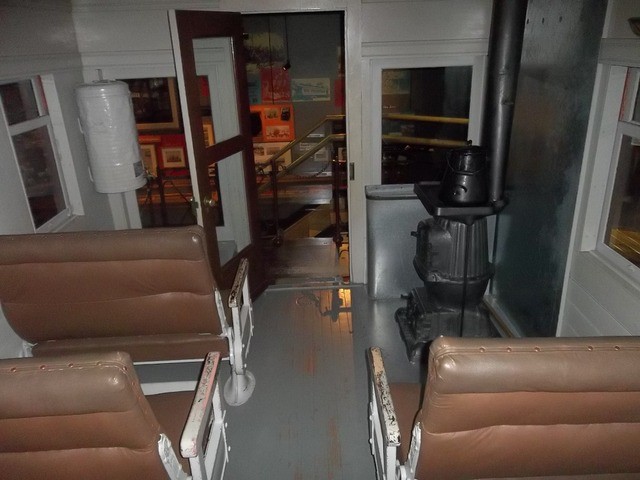 Foto: tren histórico en el Museo de la Historia de Kansas - Topeka (Kansas), Estados Unidos