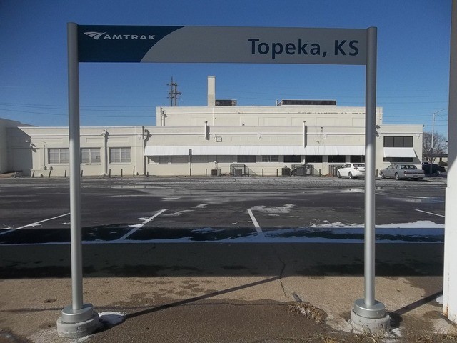 Foto: estación de Amtrak - Topeka (Kansas), Estados Unidos