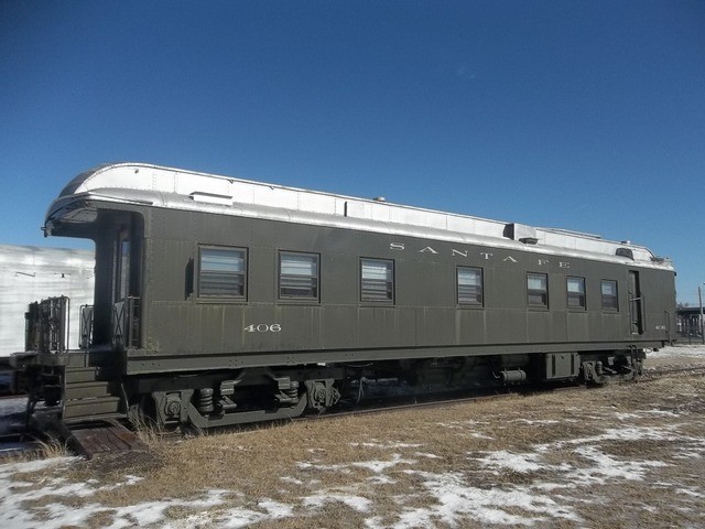 Foto: material rodante en la Great Overland Station - Topeka (Kansas), Estados Unidos