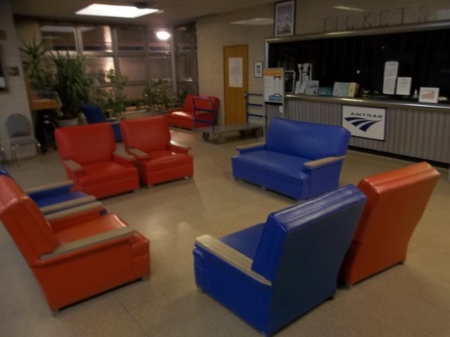 Foto: sala de espera de la estación - Topeka (Kansas), Estados Unidos