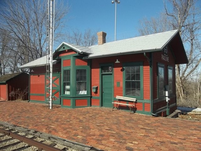 Foto: estación Pauline, en Old Prairie Town - Topeka (Kansas), Estados Unidos