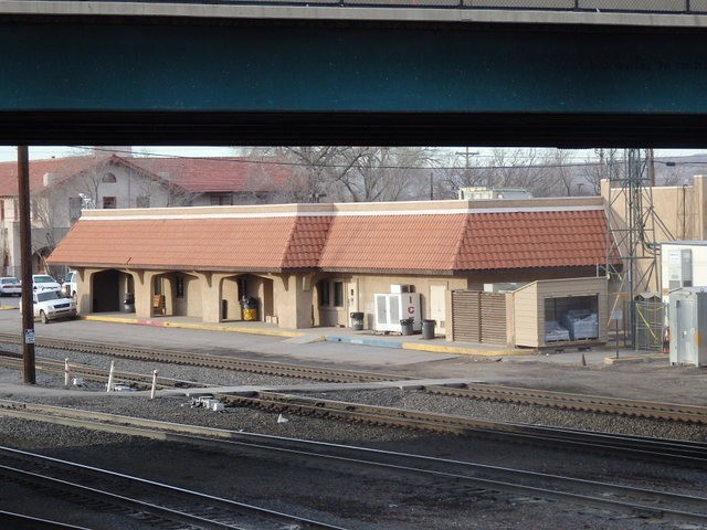 Foto: uno de los edificios del FC BNSF - Belen (New Mexico), Estados Unidos