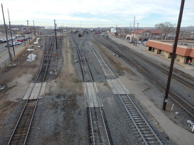 Foto: vías del FC BNSF - Belen (New Mexico), Estados Unidos
