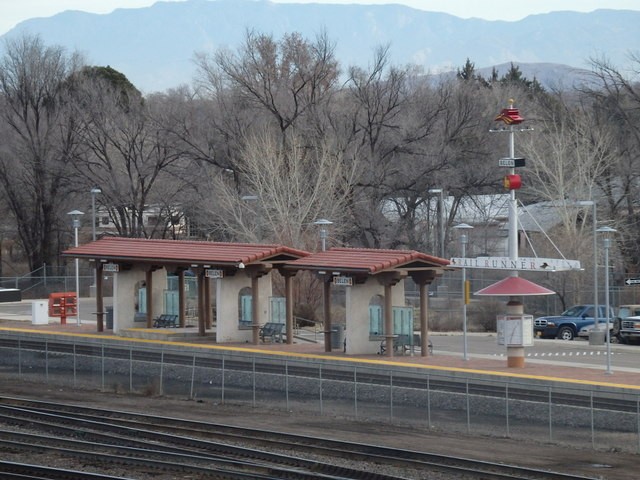 Foto: estación del Rail Runner - Belen (New Mexico), Estados Unidos