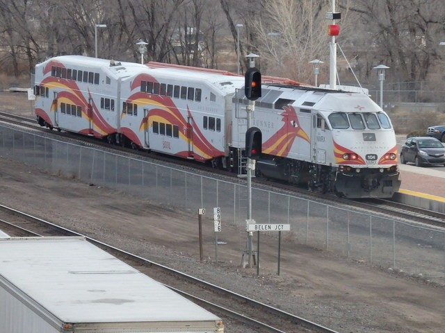 Foto: tren Rail Runner - Belen (New Mexico), Estados Unidos