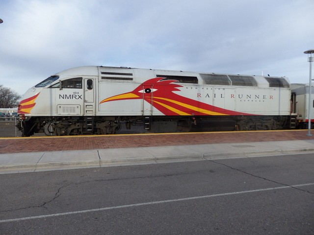 Foto: tren Rail Runner - Belen (New Mexico), Estados Unidos